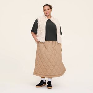 Woolrich - Women's Loopy Yarn Sweater Vest - Woolrich Cream X Cream